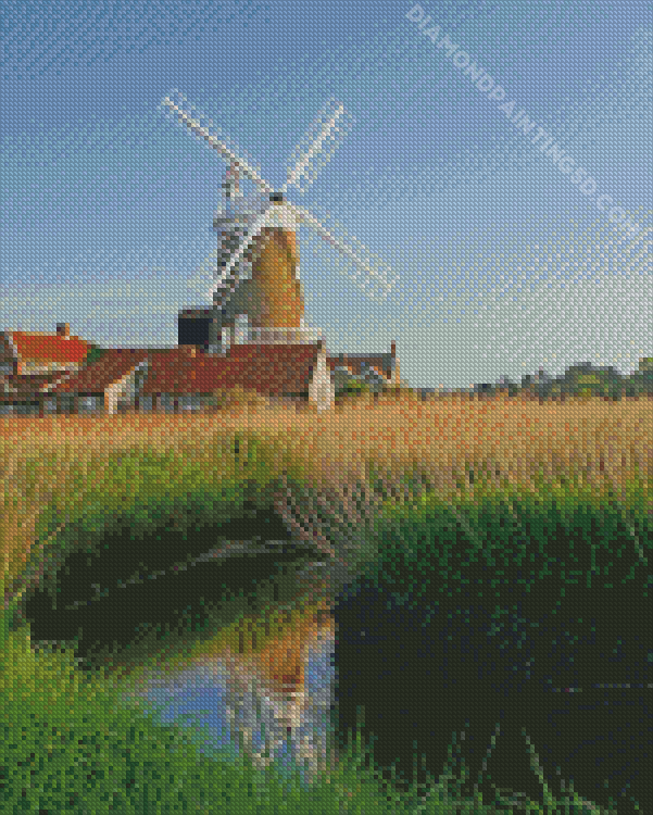 The Cley Windmill Diamond Painting