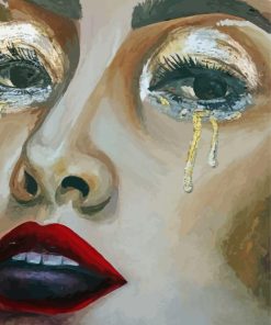 The Golden Tears Diamond Painting