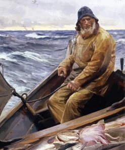 The Old Fisherman Diamond Painting