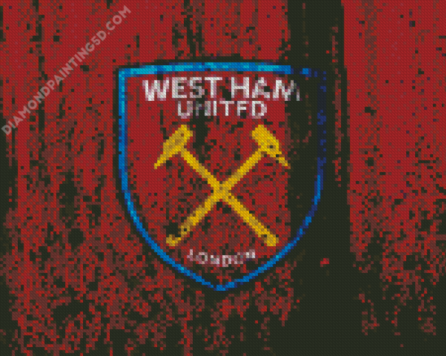 West Ham Emblem Diamond Painting