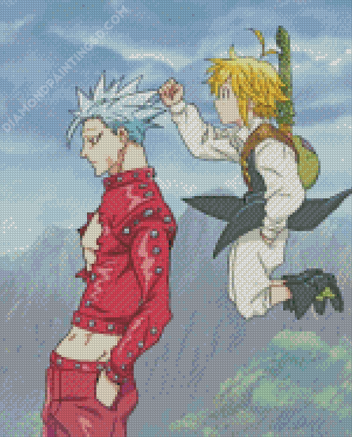 Ban And Meliodas Diamond Painting