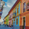 Colorful Buildings Vintage Town Diamond Painting