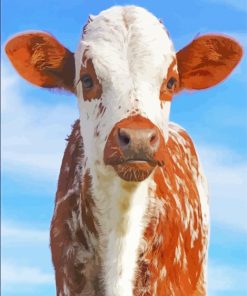 Cute Texas Cattle Diamond Painting