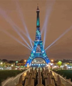 Eiffel Tower Light Diamond Painting