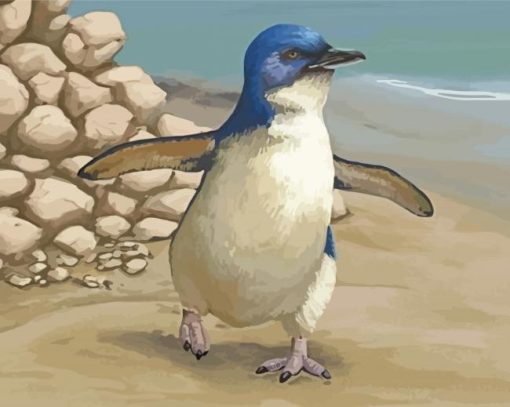 Fairy Penguin Diamond Painting