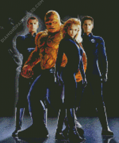 Fantastic Four Film Poster Diamond Painting