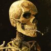 Head Of Skeleton Van Gogh Diamond Painting