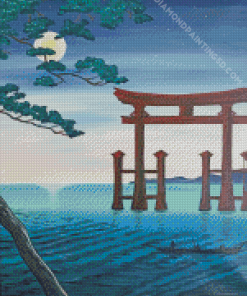 Japanese Torii Gate Art Diamond Painting