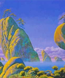 Landscape by Roger Dean Diamond Painting