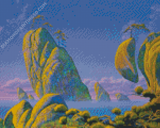 Landscape by Roger Dean Diamond Painting