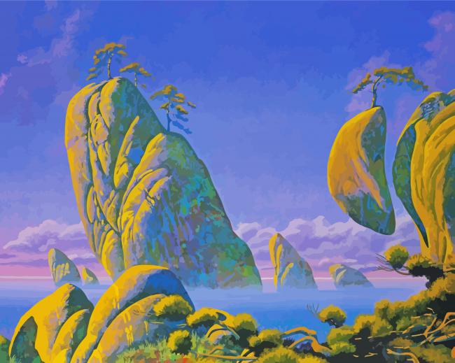 Landscape by Roger Dean Diamond Painting