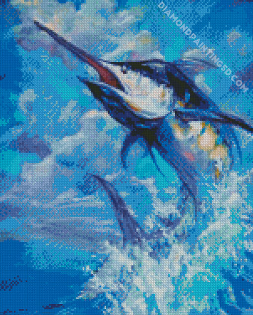 Marlin Swordfish Diamond Painting