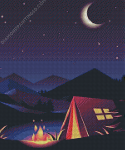 Night Camping Diamond Painting