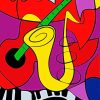 Picasso Music Instruments Diamond Painting