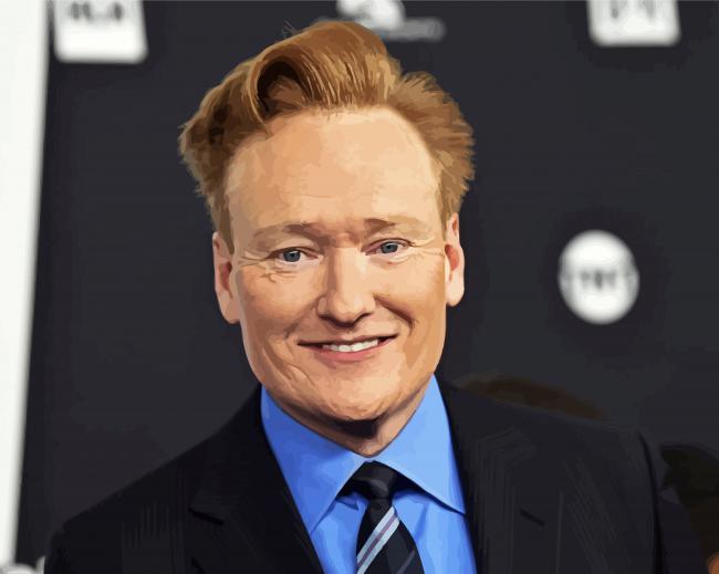 The TV Host Conan O Brien Diamond Painting