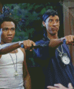 Troy And Abed Community Diamond Painting