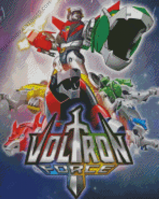 Voltron Force Poster Diamond Painting