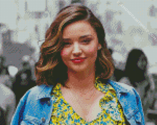 Model Miranda Kerr Diamond Painting