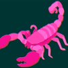 Pink Scorpion Diamond Painting