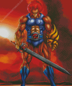 The ThunderCats Lion O Diamond Painting