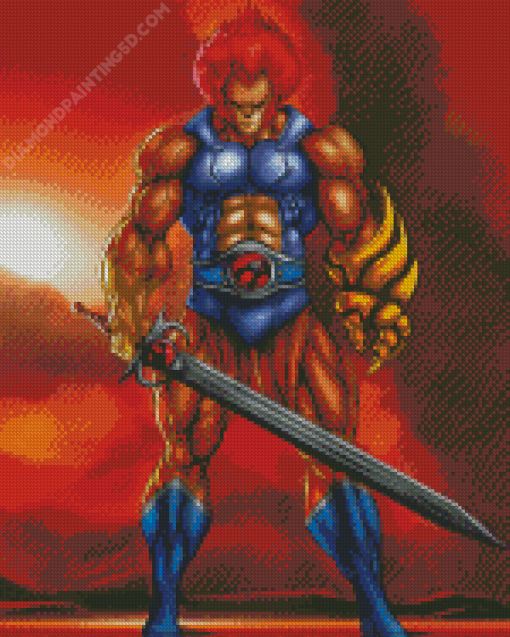 The ThunderCats Lion O Diamond Painting