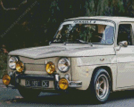 Antique Renault 8 Diamond Painting