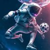 Astronaut Soccer Diamond Painting
