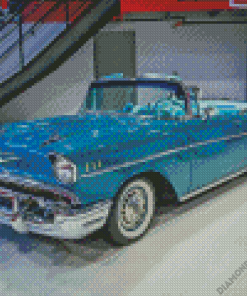 Blue 57 Chevy Diamond Painting