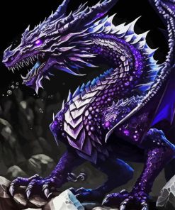 Dragon Purple Diamond Painting