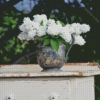 Flowers in A Silver Pitcher Diamond Painting