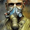 Gas Mask Man Diamond Painting