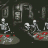 Horror Playing Poker Diamond Painting