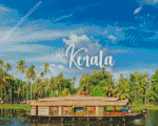 India Kerala Poster Diamond Painting