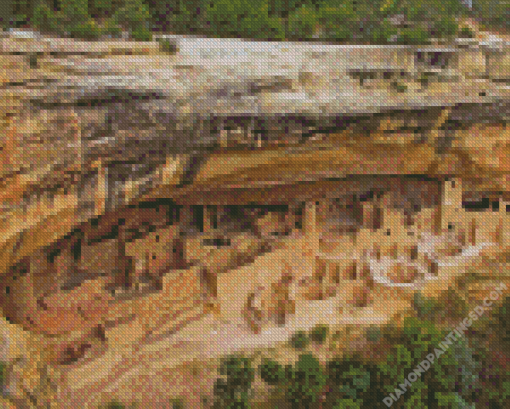 Indian Cliff Diamond Painting