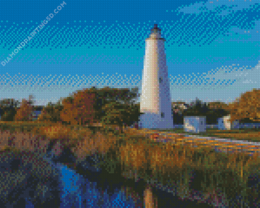 Ocracoke Lighthouse Diamond Painting