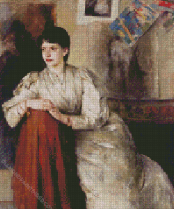 Portrait of a Woman Olga Boznanska Diamond Painting