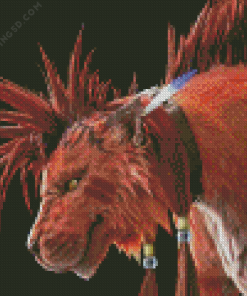 Red XIII Diamond Painting