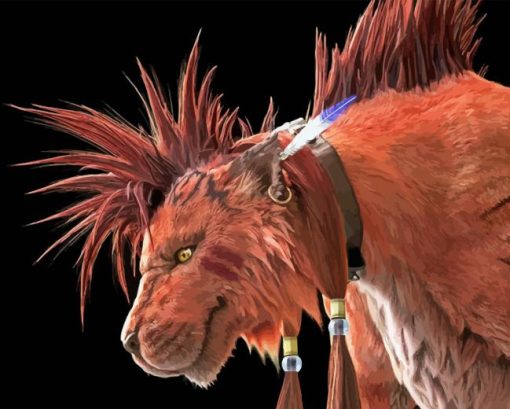 Red XIII Diamond Painting