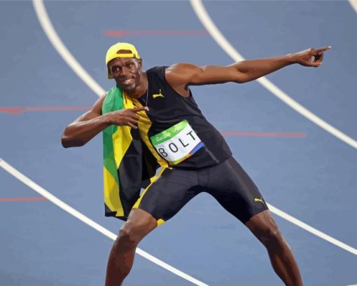 Usain Bolt Diamond Painting