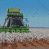 Cotton Harvester Diamond Painting