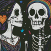 Day of the Dead Romance Diamond Painting