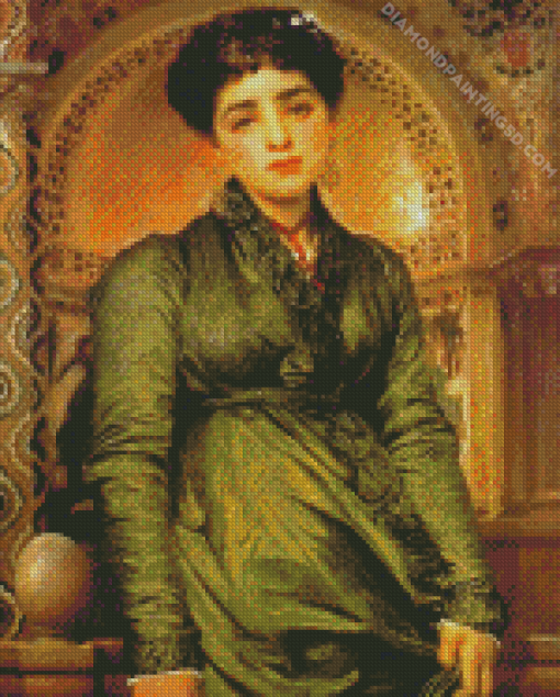 Frederick Leighton Girl In Green Diamond Painting