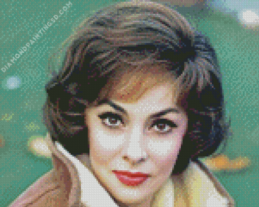 Gina Lollobrigida Diamond Painting