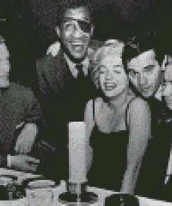 Marilyn Monroe With The Rat Pack Diamond Painting