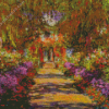 Monet Garden Path Diamond Painting