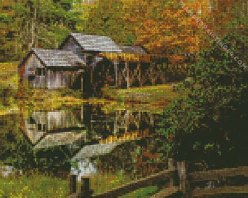 Mabry Mill Diamond Painting