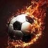 Football On Fire Diamond Painting