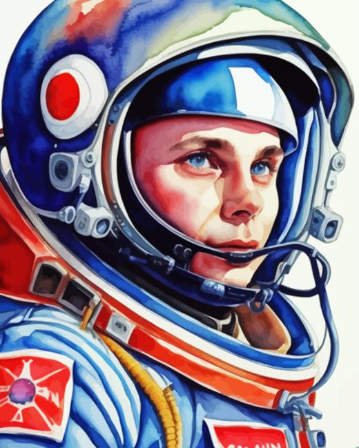 Yuri Gagarin Art Diamond Painting