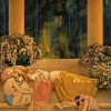 Sleeping Beauty Maxfield Parrish Diamond Painting