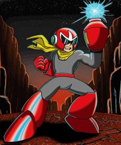 Proto Man Robot Diamond Painting